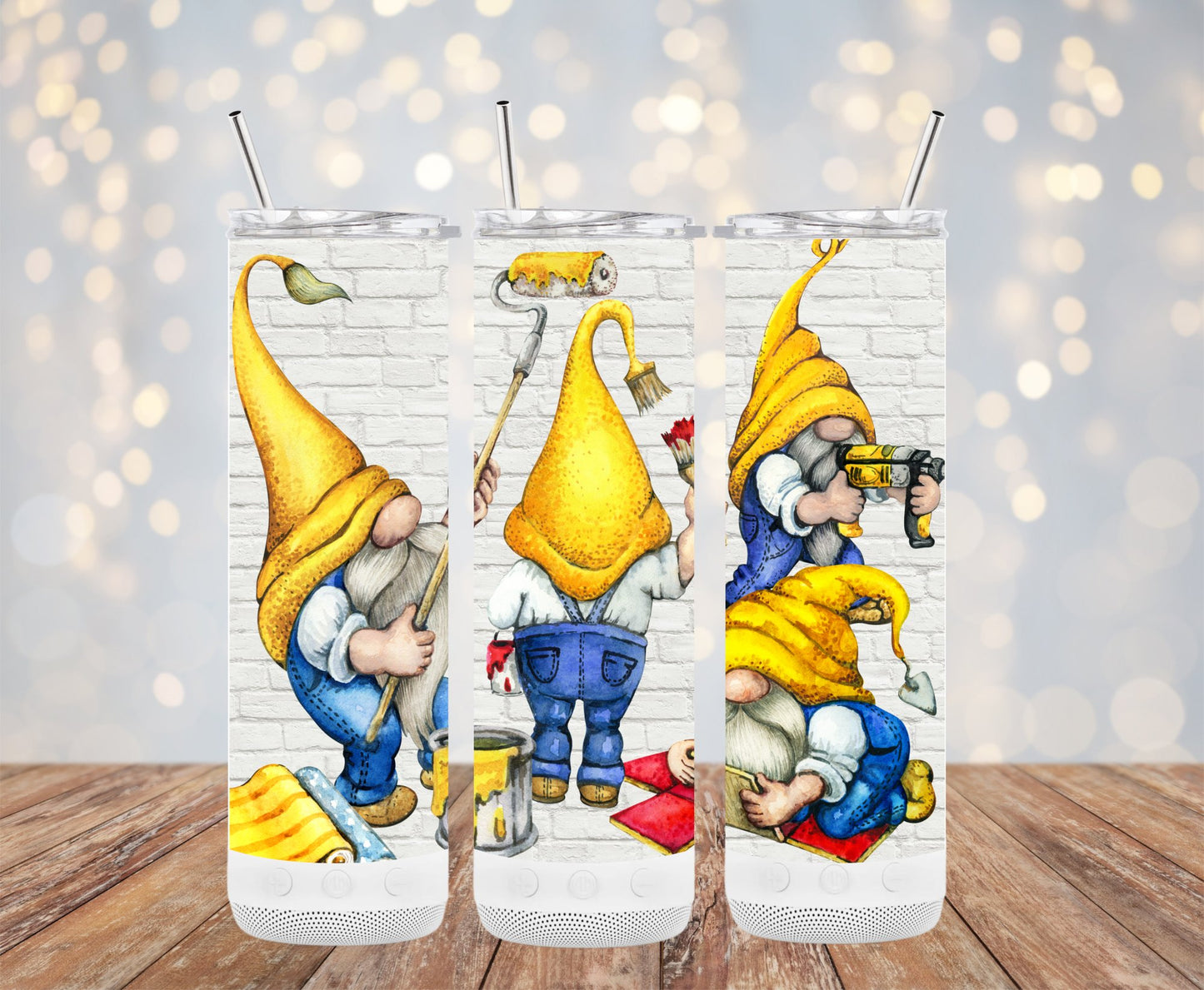 Handyman Dad Gnome Tumbler