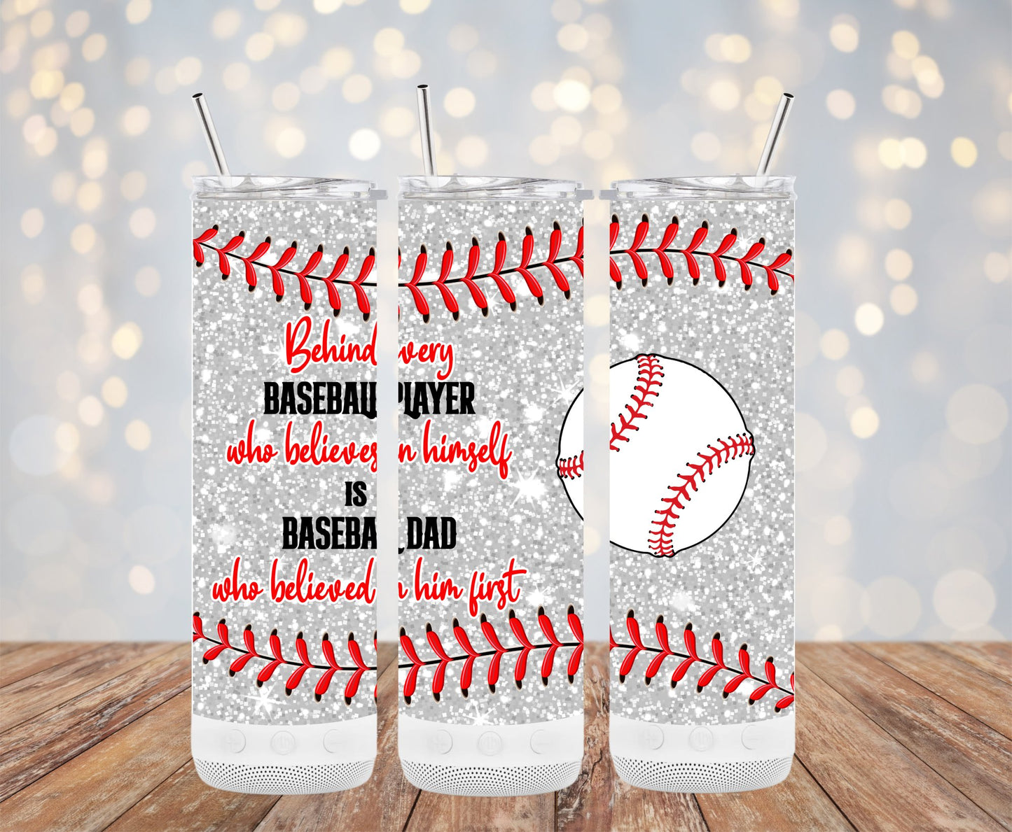 Behind every Baseball Player Tumbler