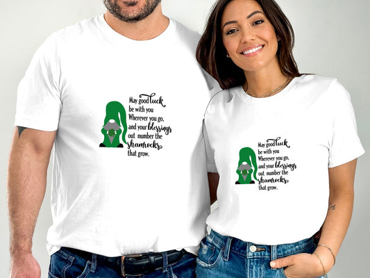 Irish Blessing Gnome (St. Patrick's Day T-shirt)