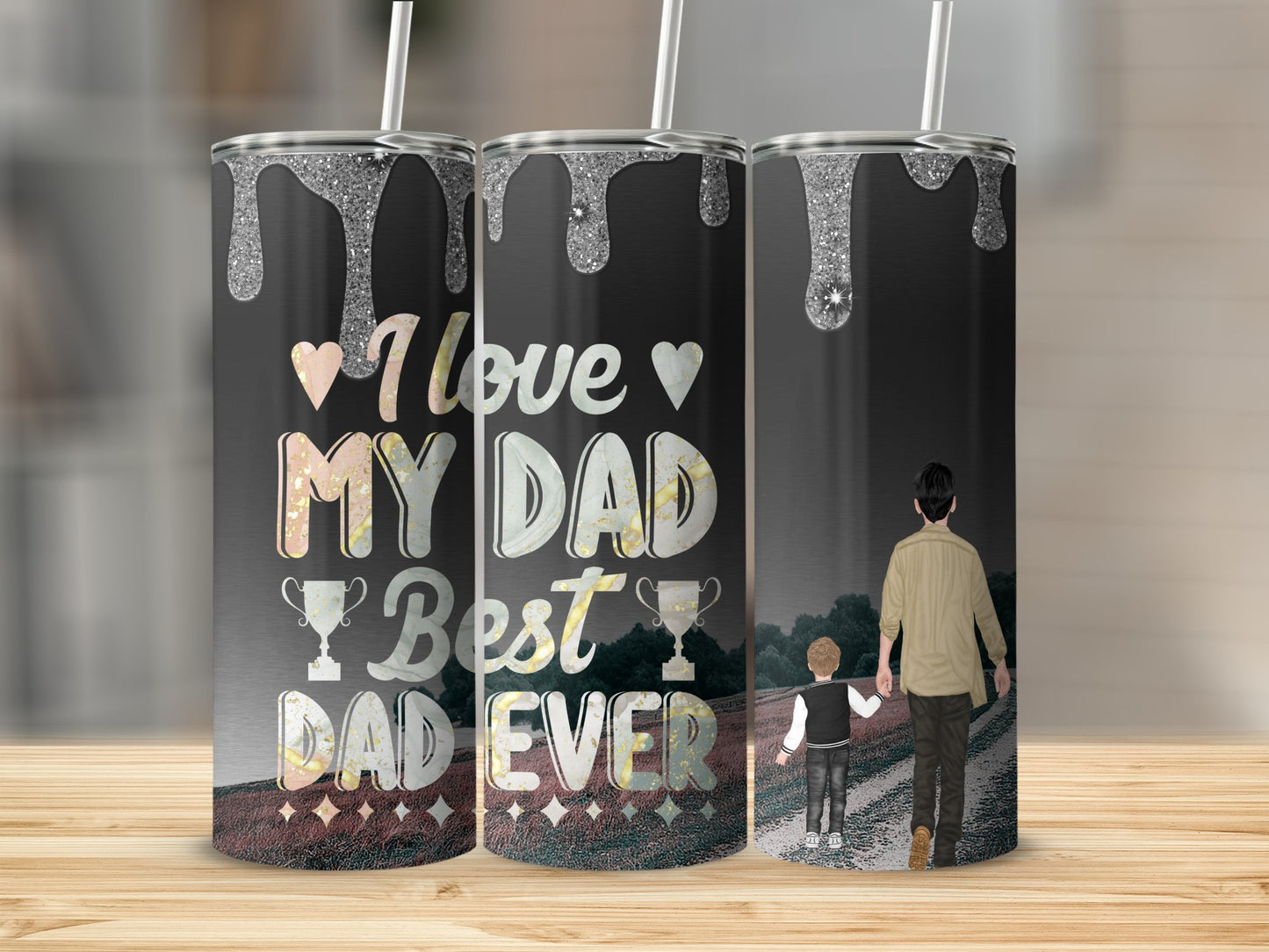 I Love My Dad Best Dad Ever 91051 Tumbler