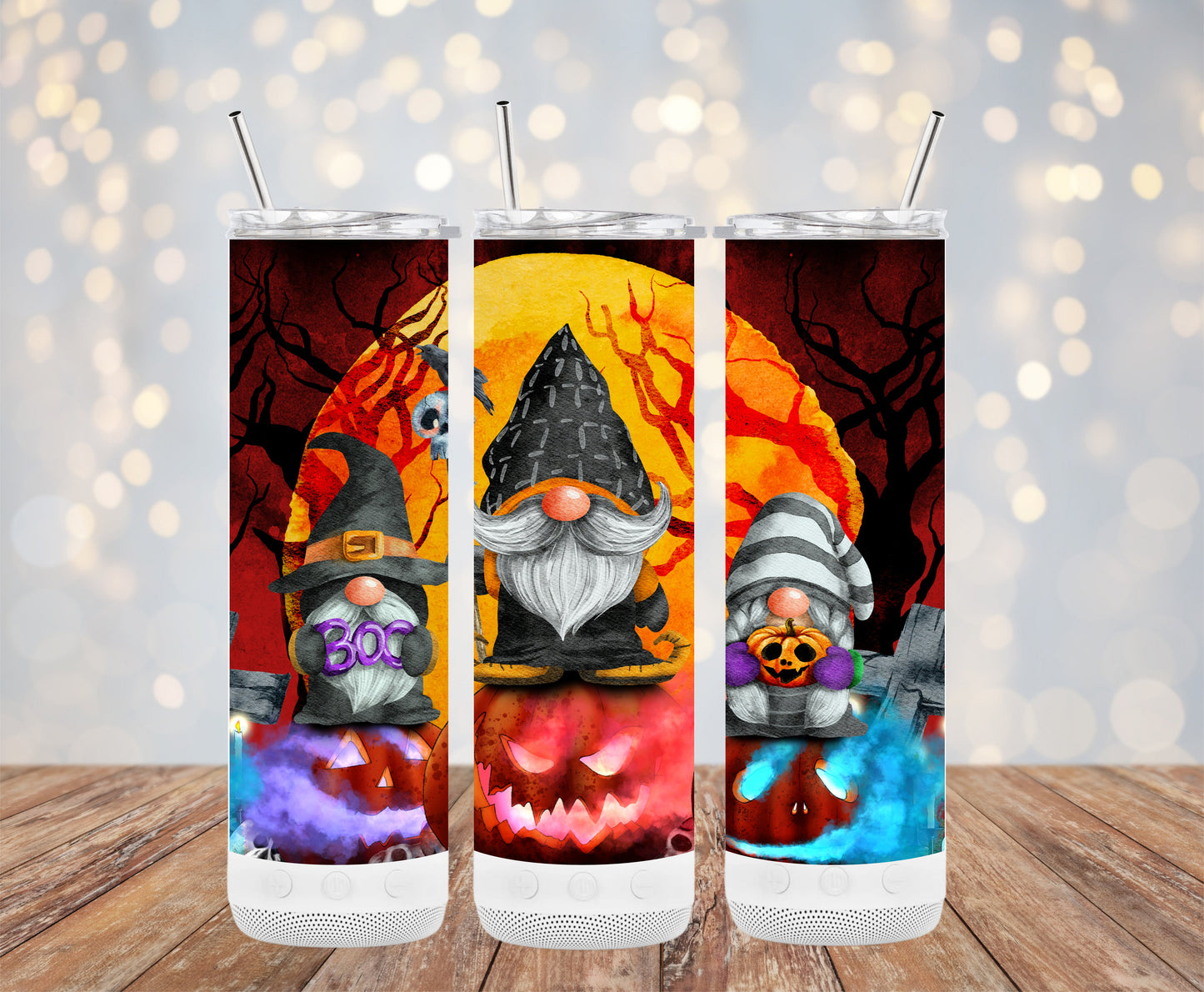 Halloween Gnomes Pumpkin (Halloween Tumblers)