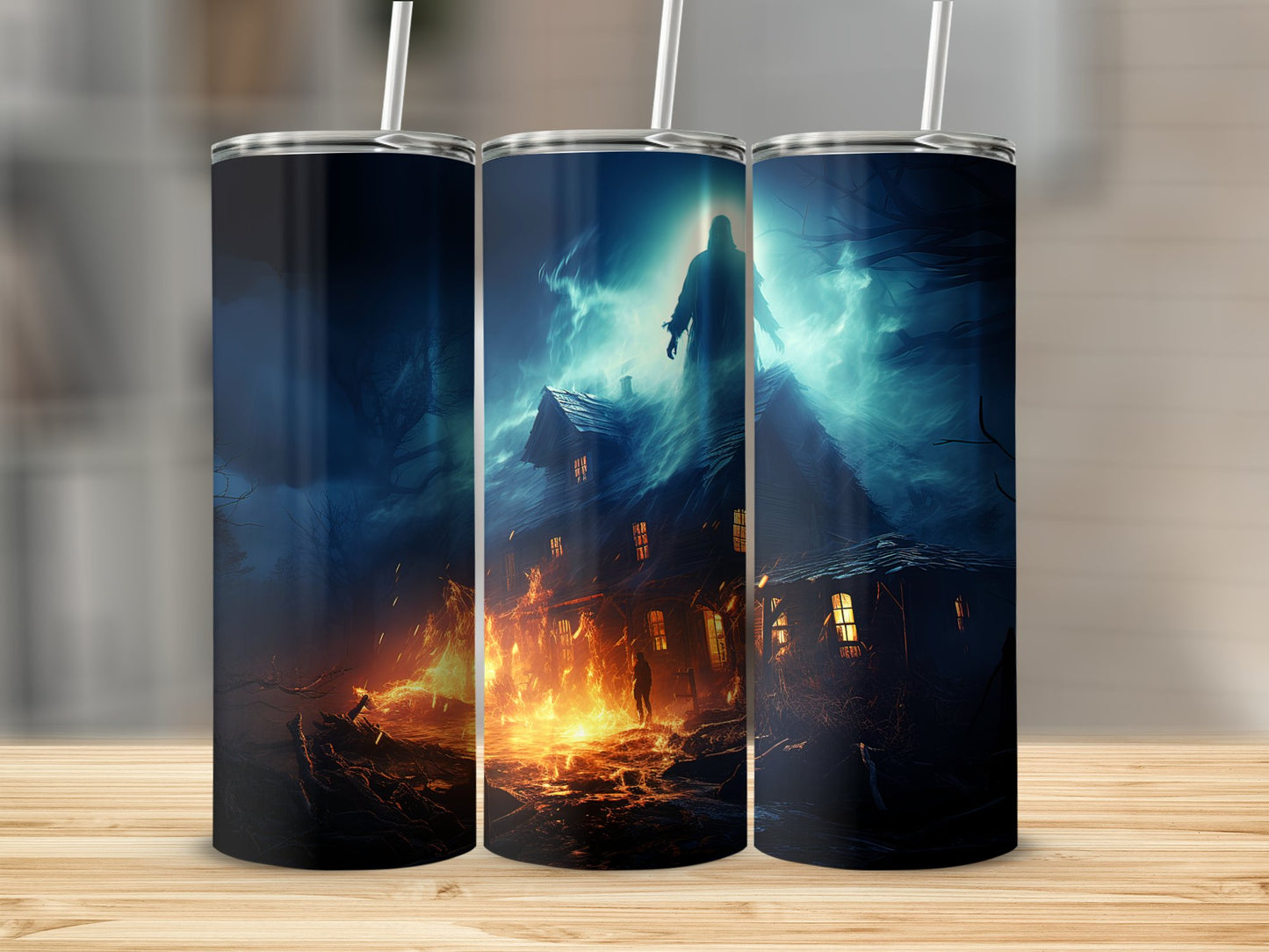 Ghost House (Halloween Tumblers)