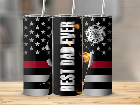 Firefighter Best Dad Ever 90947 Tumbler