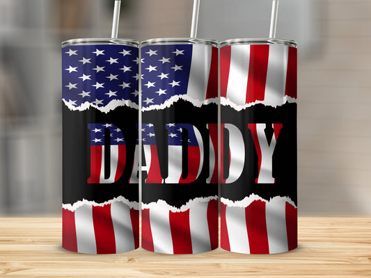 Daddy American Flag 90967 Tumbler