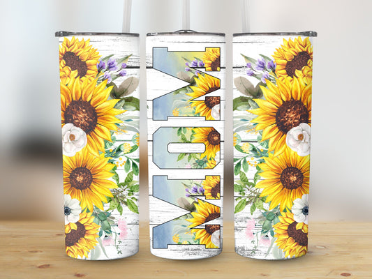 Sunflower Mom Tumbler