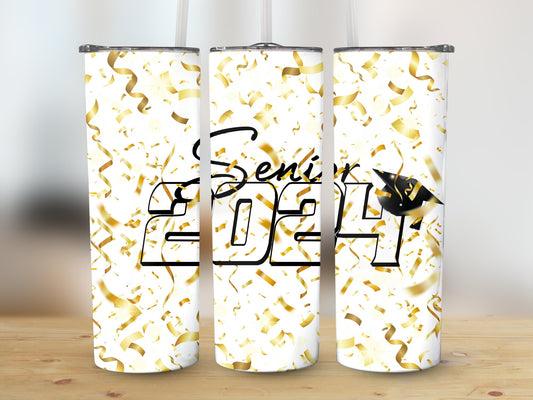 Senior Confetti 2024 (Graduation Tumbler)