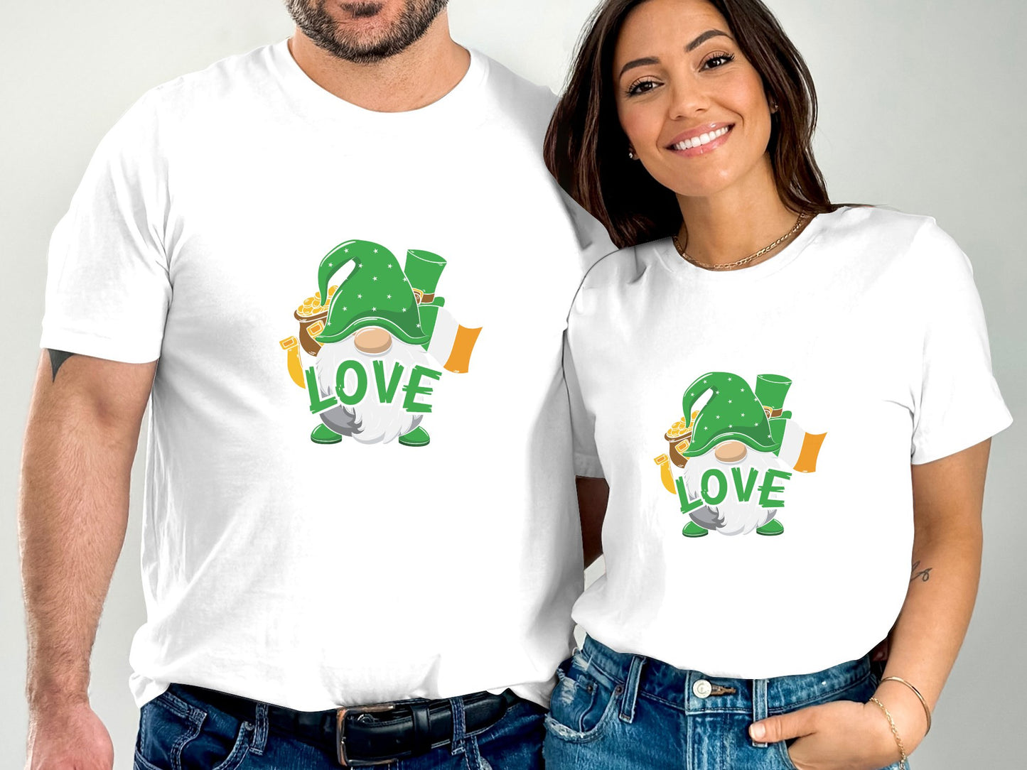 LOVE GNOME (St. Patrick's Day T-shirt)