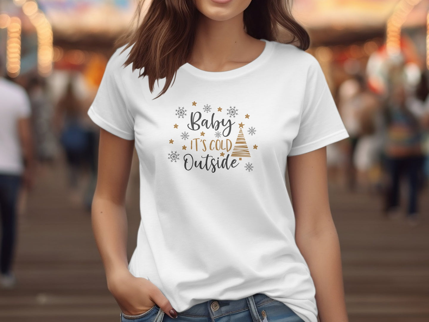 Baby its Cold Outside (Christmas T-shirt)