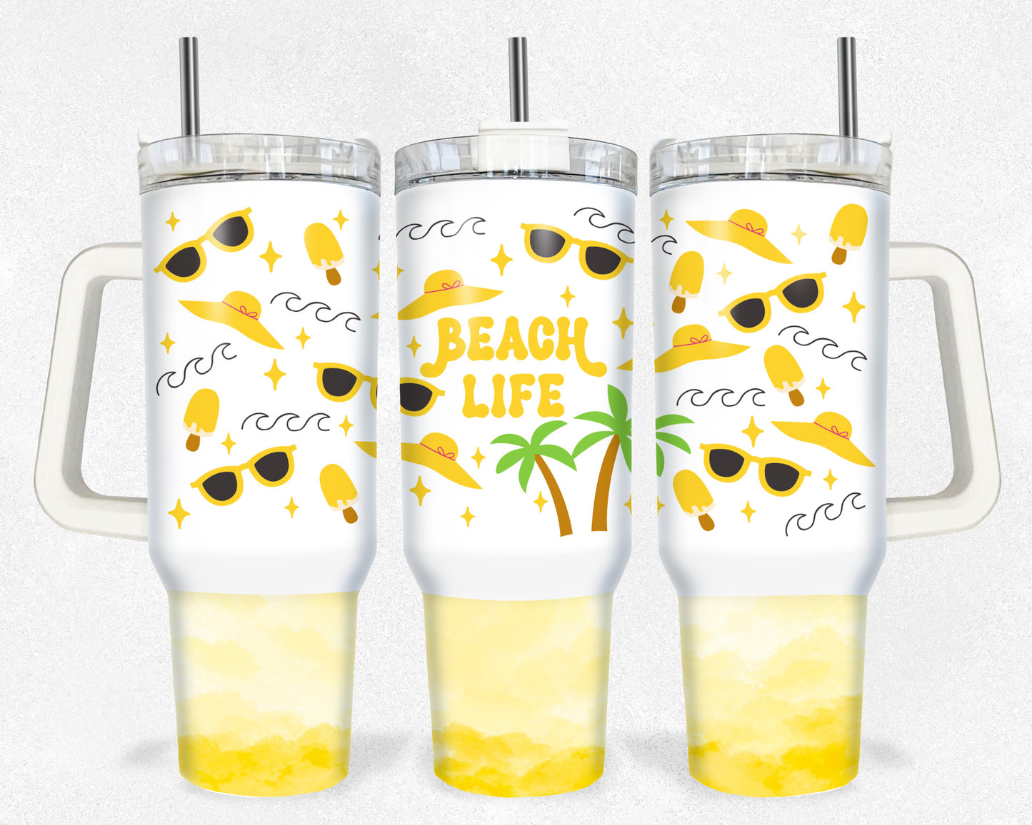 Beach Life 40 oz Tumbler