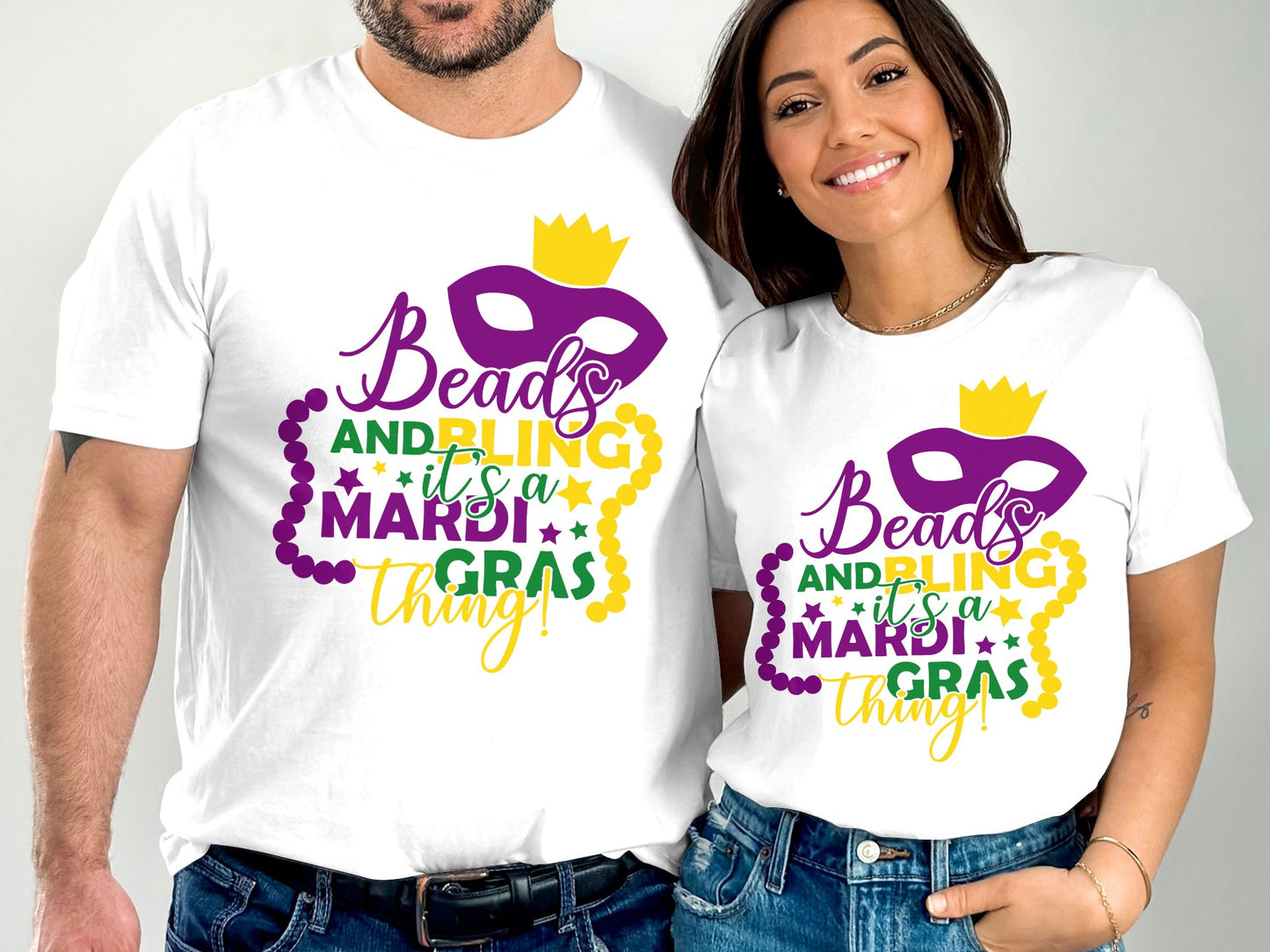 Beads And Bling's It's A Mardi Gras Thing! T-shirt