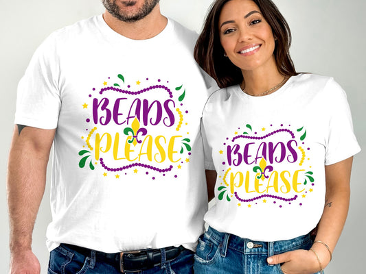 Beads Please Mardi Gras T-shirt