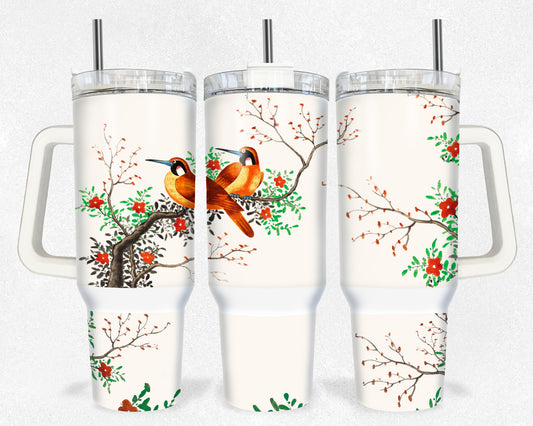 Birds 40 oz tumbler