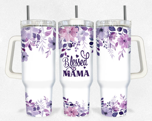 Blessed Mama 40 oz Tumbler