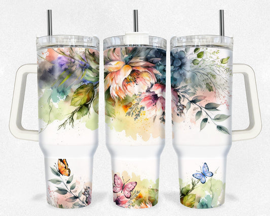 Butterfly 40 oz Tumbler