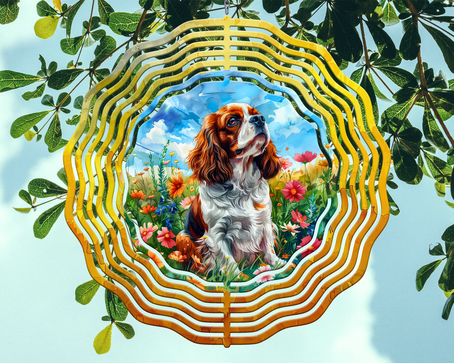 Cavalier Spaniel Wind Spinner