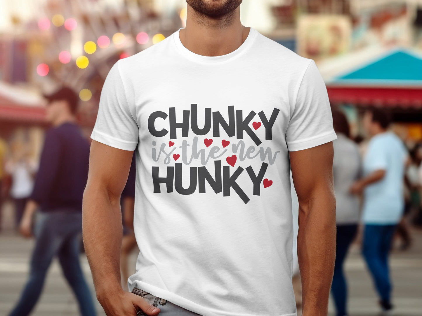 Chunky is the New Hunky (Valentine T-shirt)