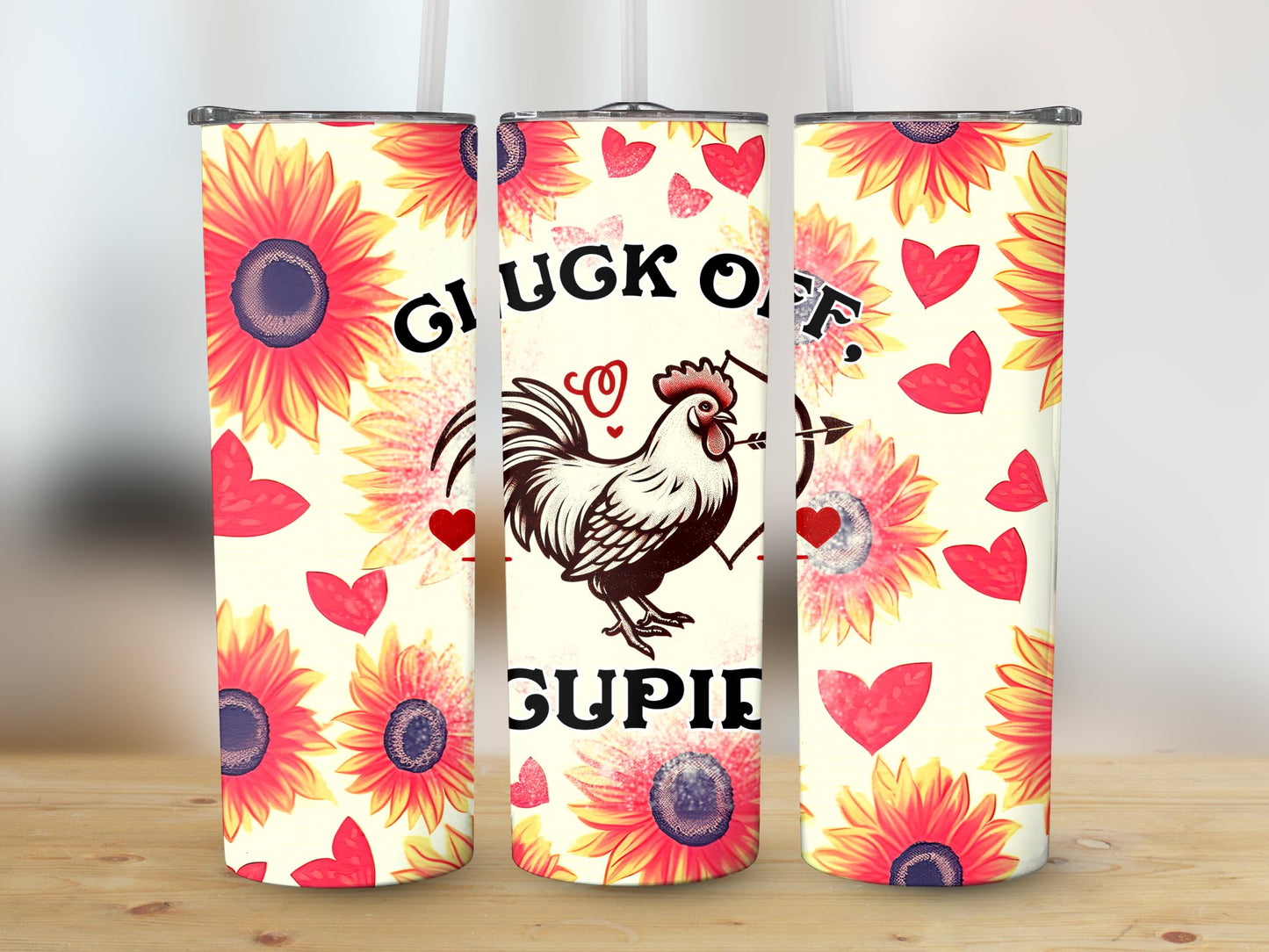 Cluck off Cupid (Valentine Tumbler)