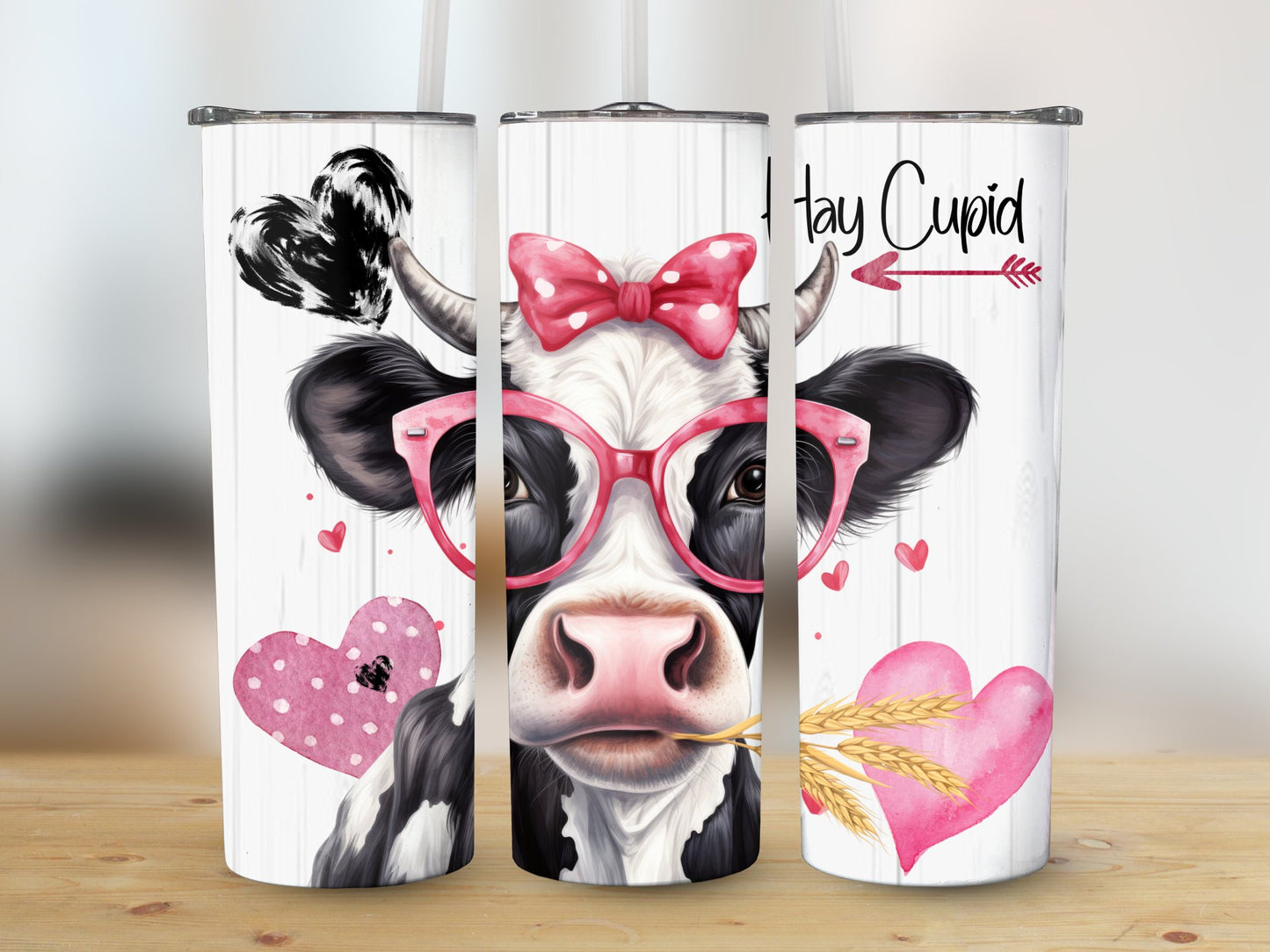 Cow Hay Cupid (Valentine Tumbler)