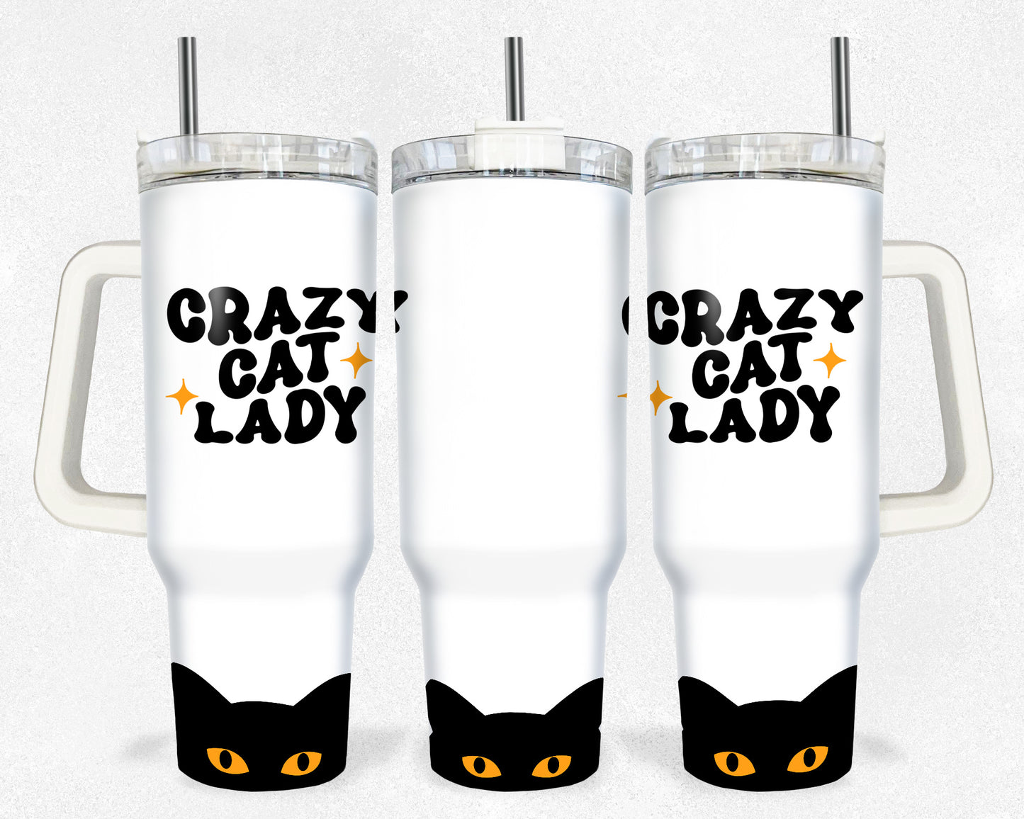 Crazy Cat Lady 40 oz Tumbler