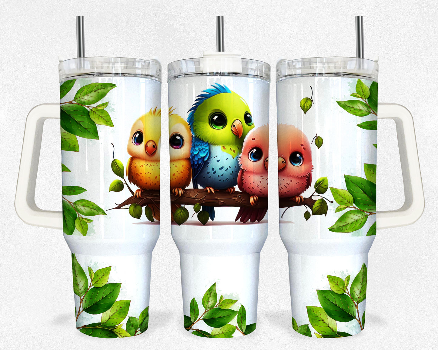 Cute Birds---- 40 oz Tumbler