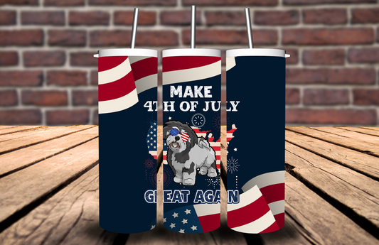 Make 4th of July Great Again Dog 91518