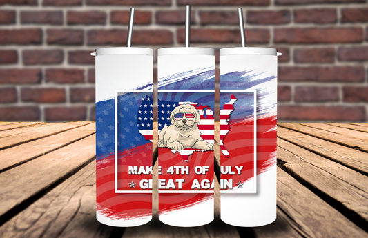 Make 4th of July Great Again Dog 91516