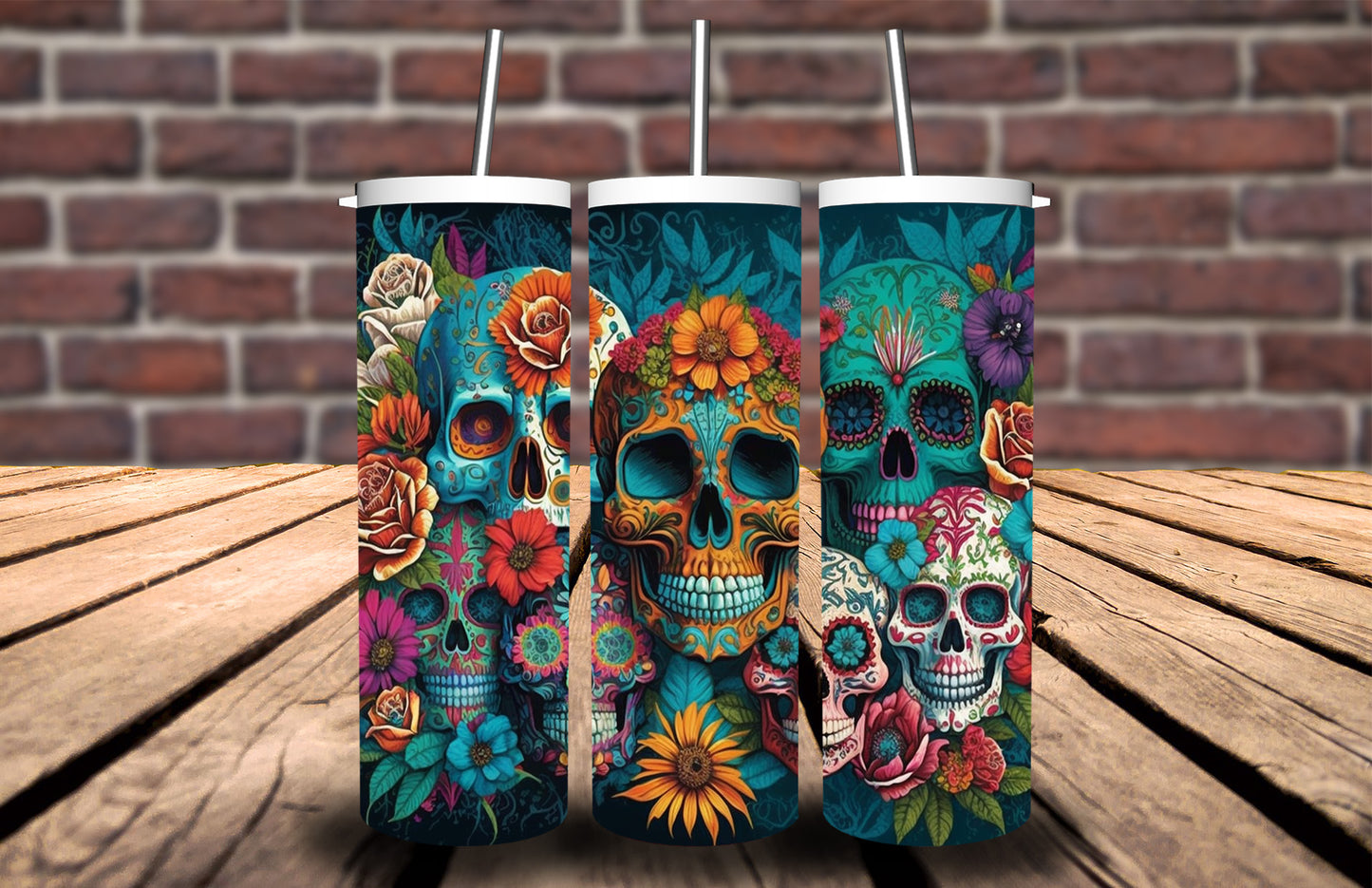 Family of Sugar Skull 90899 Tumbler