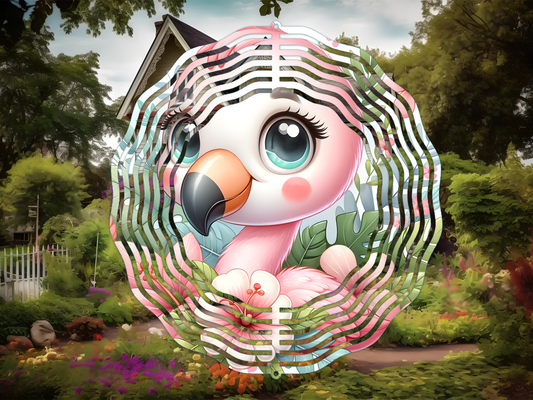 Flamingo 2 Wind Spinner