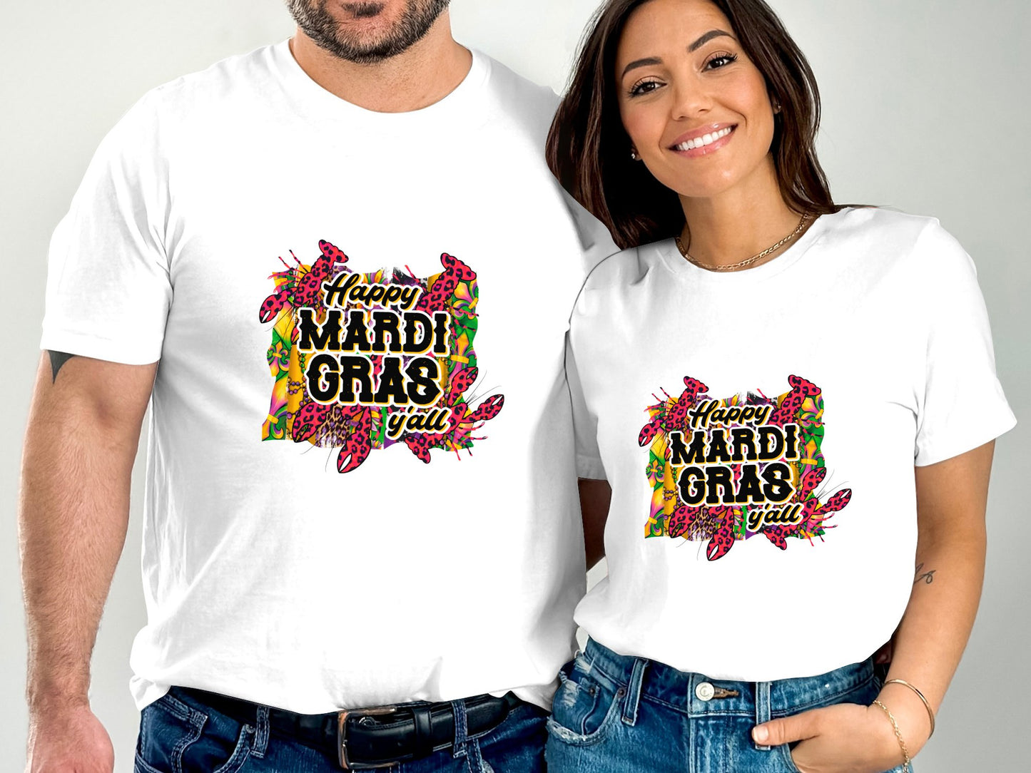 Happy Mardi Gras Y'all T-shirt
