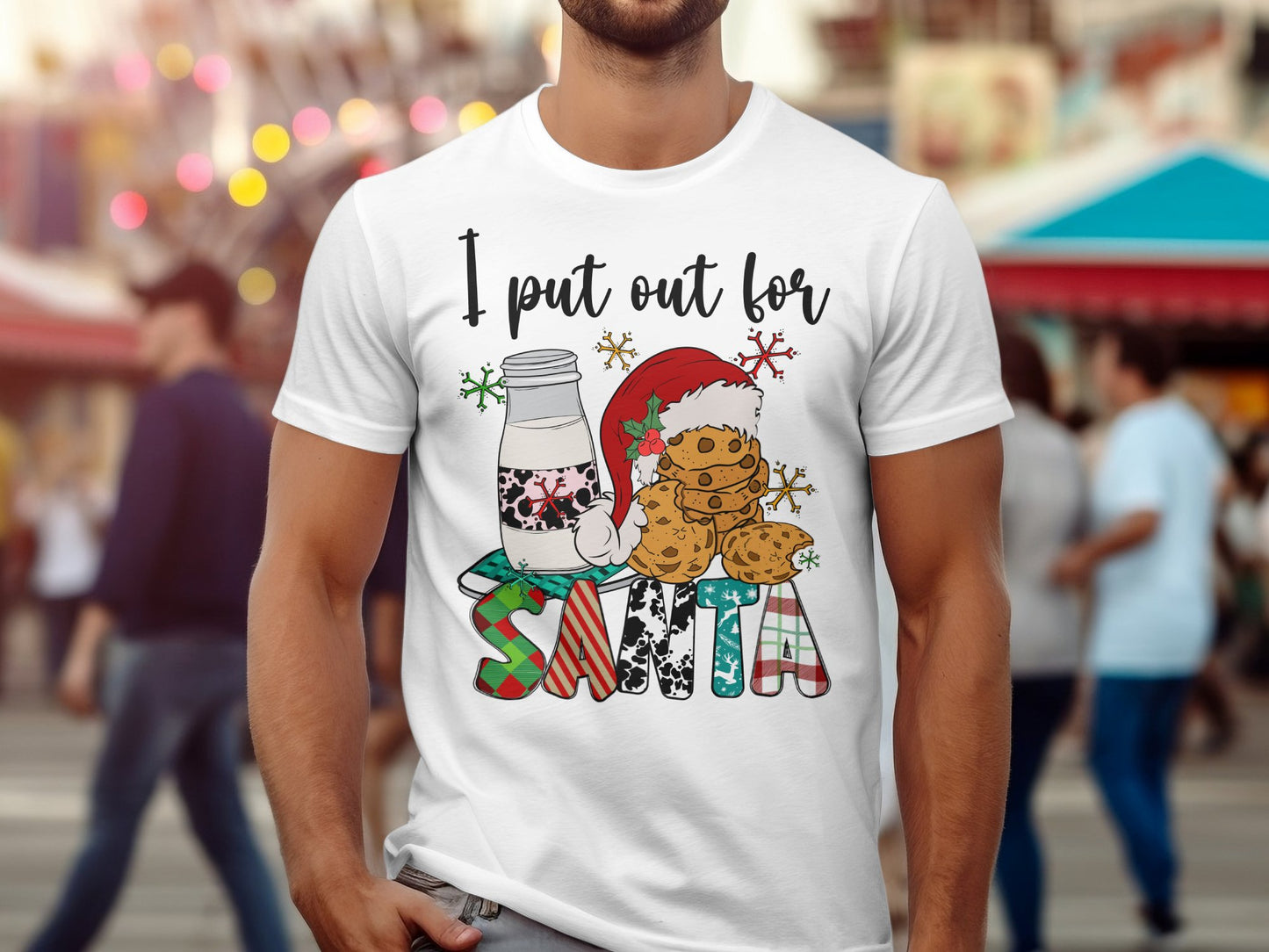 I put out for Santa (Christmas t-shirt)