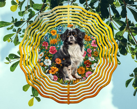 Japanese Chin Wind Spinner