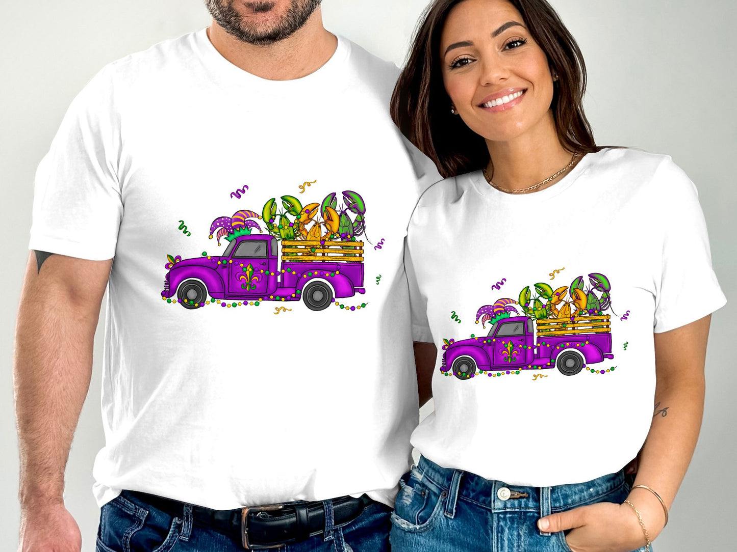 Lobster Truck Madi-Gras T-shirt