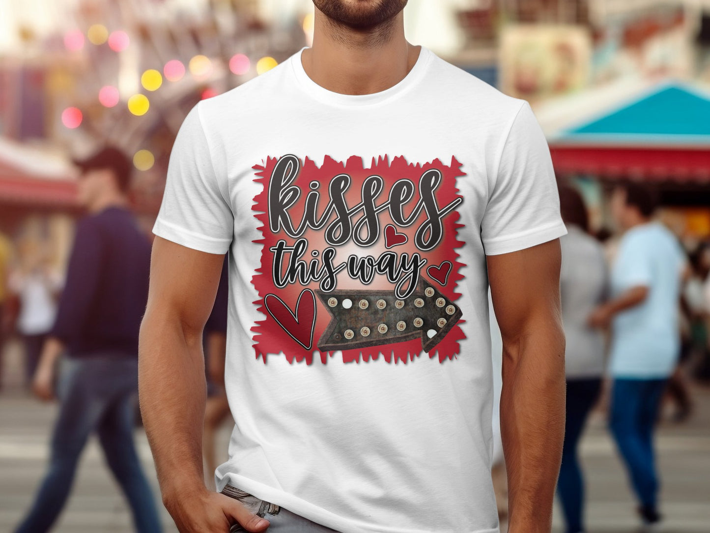 Kisses This Way (Valentine T-shirt)