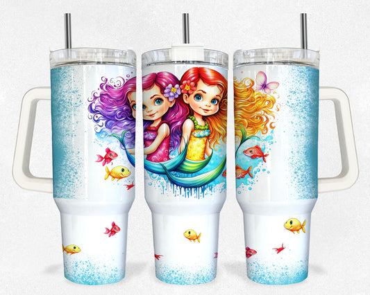 Mermaids---- 40 oz Tumbler