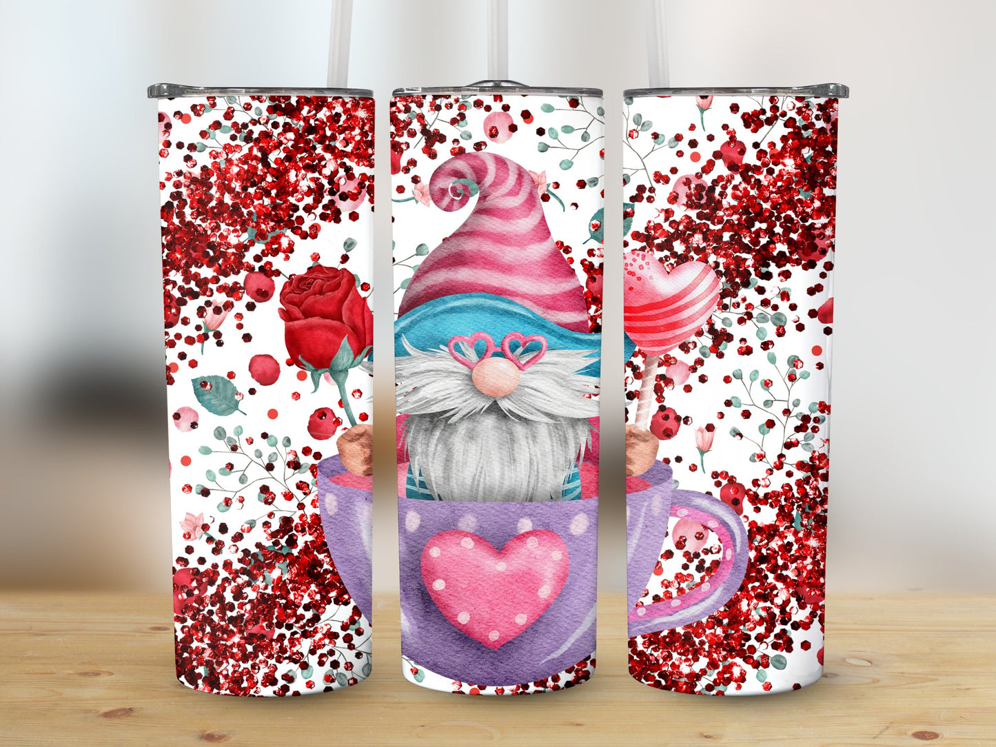 Gnome Cup of Coffee (Valentine Tumbler)