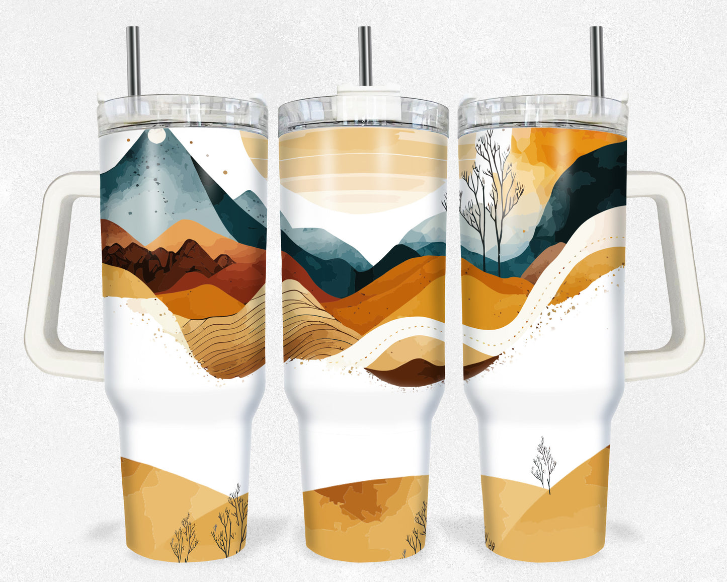 Mountain View 3-- 40 oz Tumbler