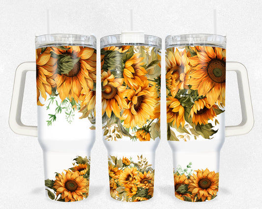 Sunflowers 40 oz Tumbler