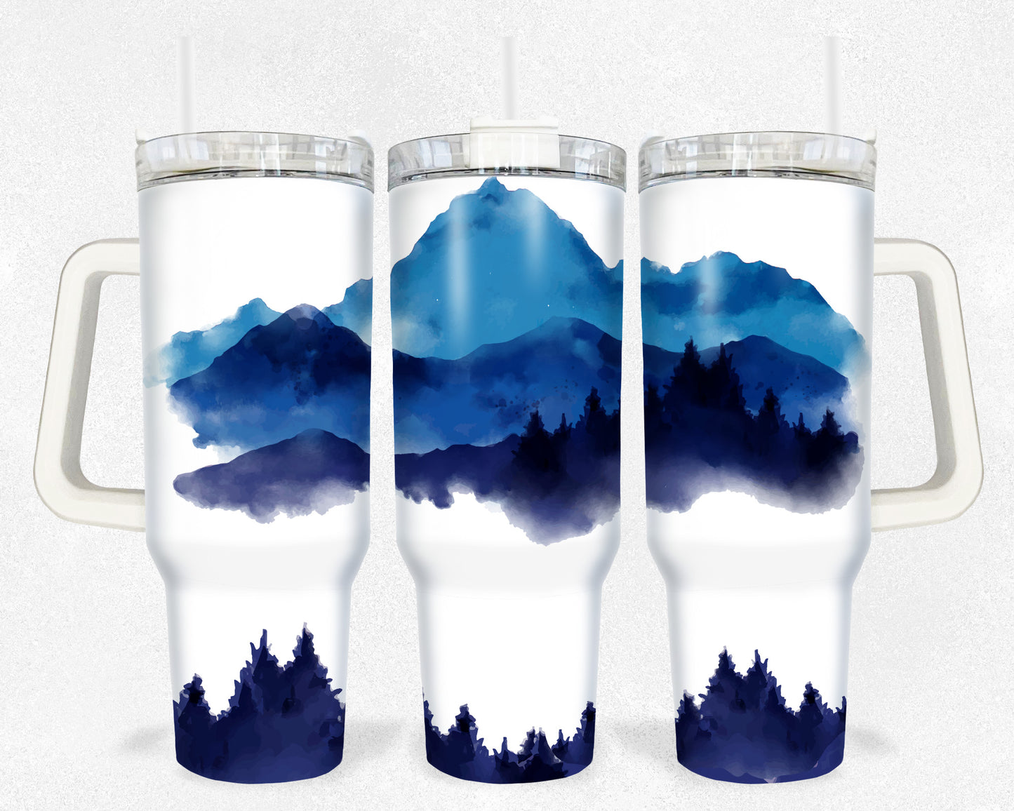 Blue Mountains---- 40 oz Tumbler