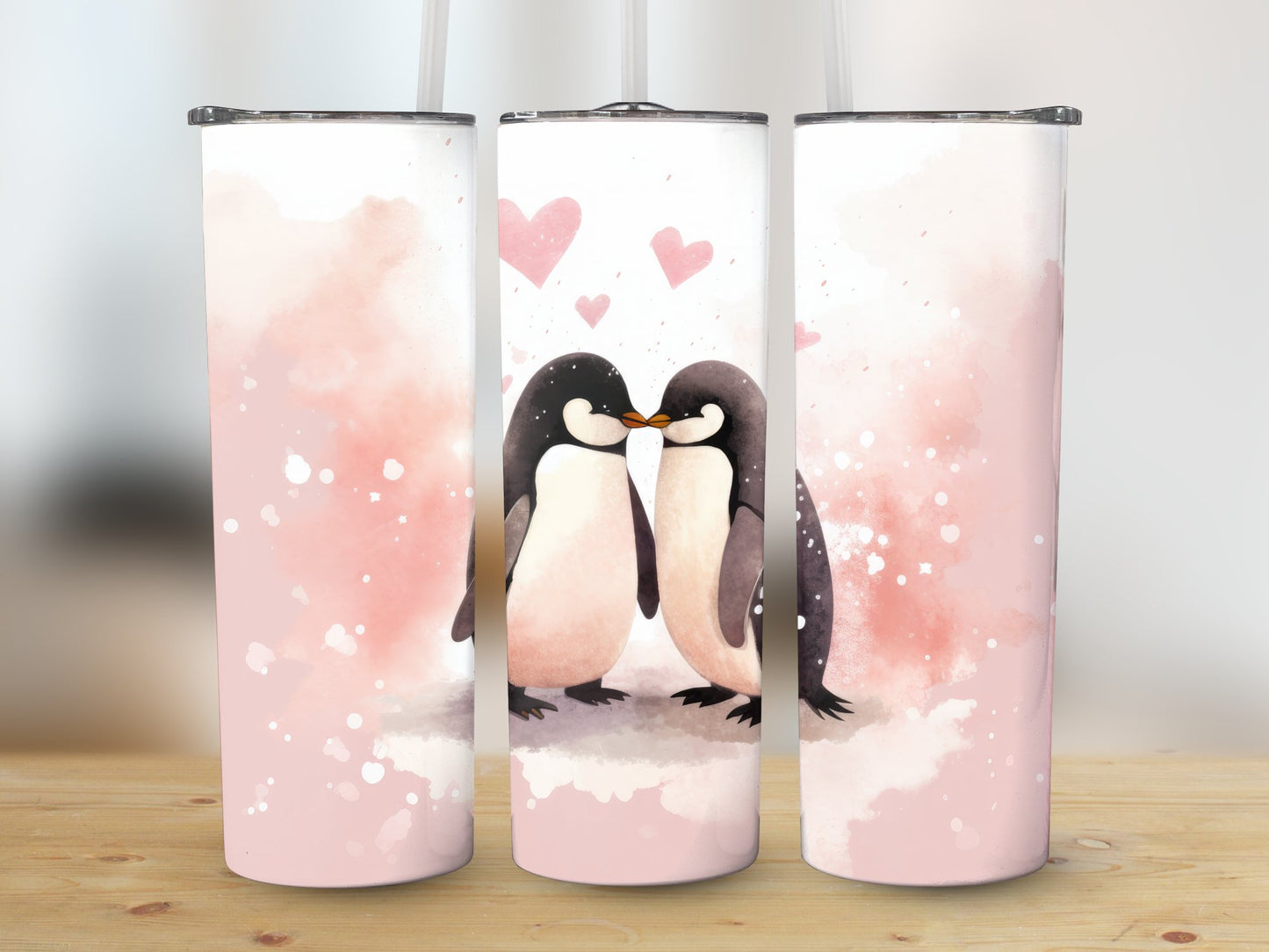 Penguins Love (Valentine Tumbler)