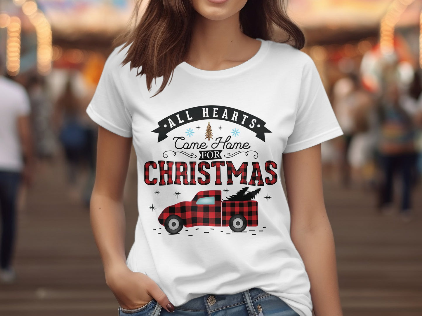 All Hearts Come Home for Christmas (Christmas T-shirt)