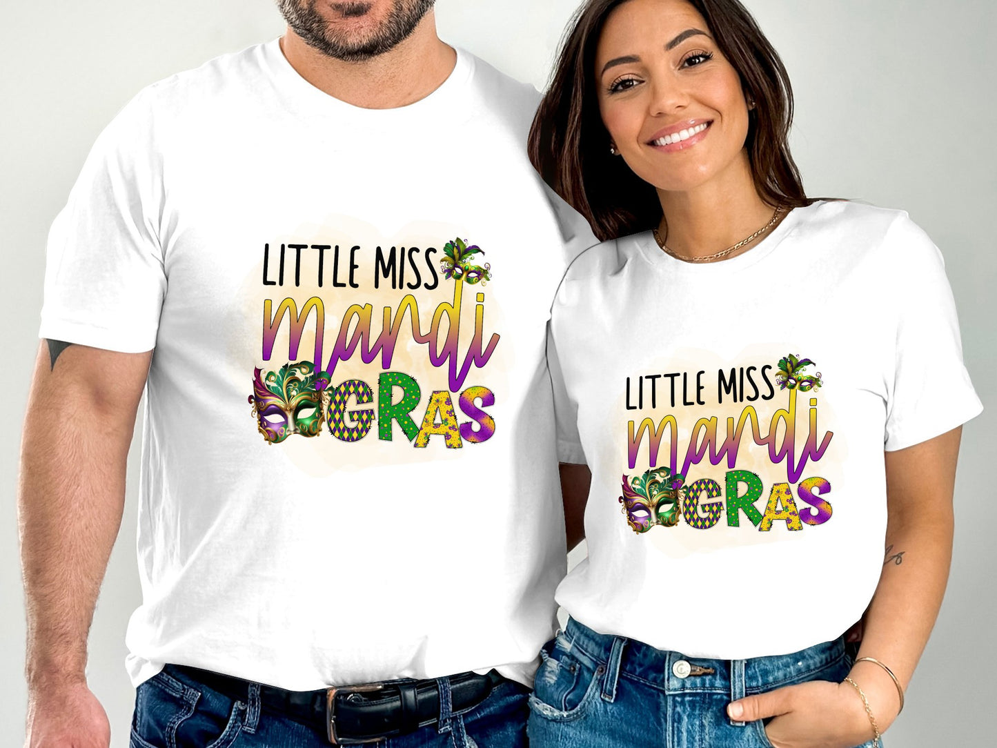 Little Miss Mardi Gras T-shirt
