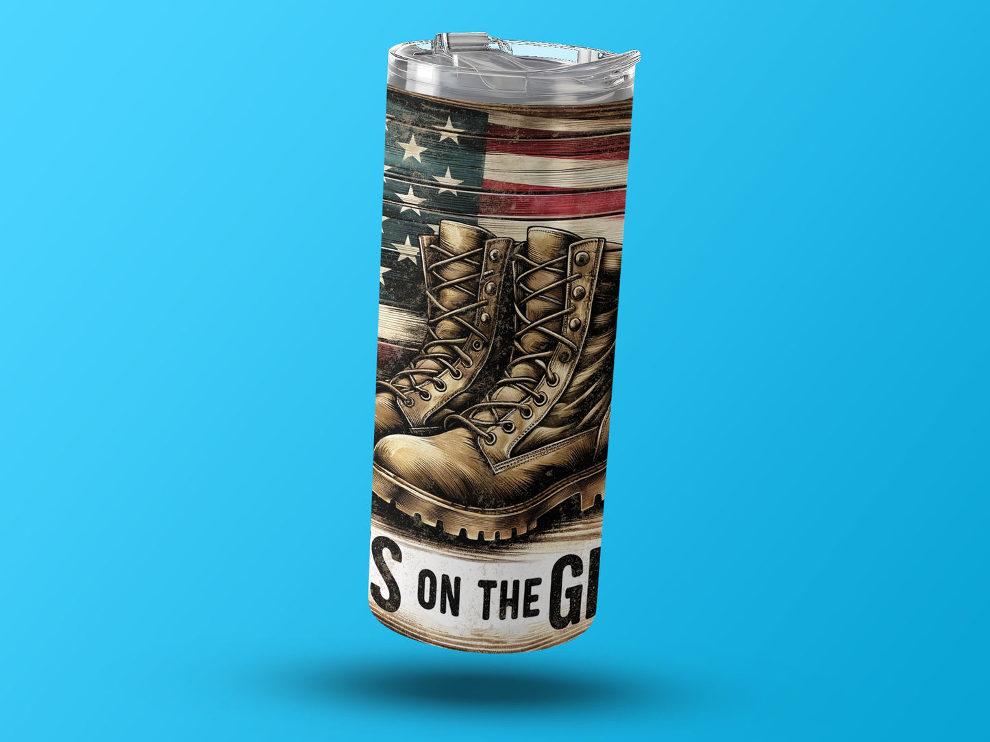 Patriotic Boots on the Ground Military (4th July Tumblers) 8371289