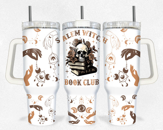 Salem Witch Book Club 40 oz Tumbler