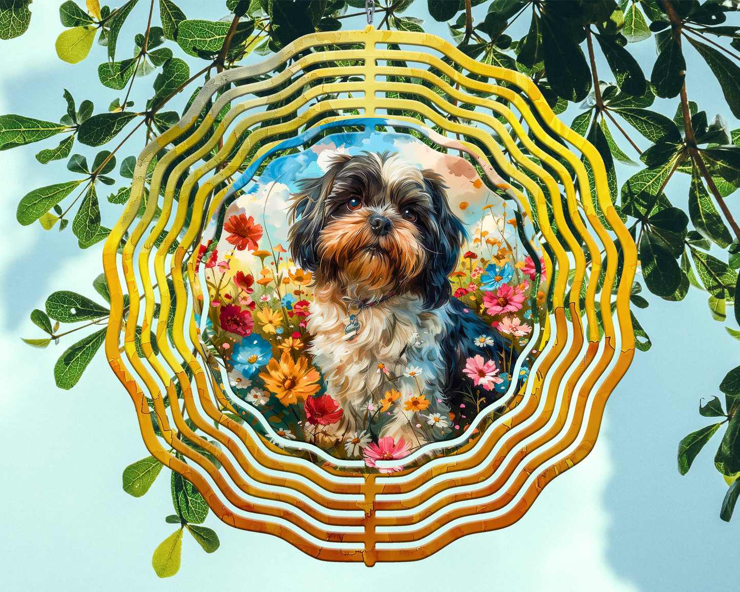 Shih Tzu Wind Spinner