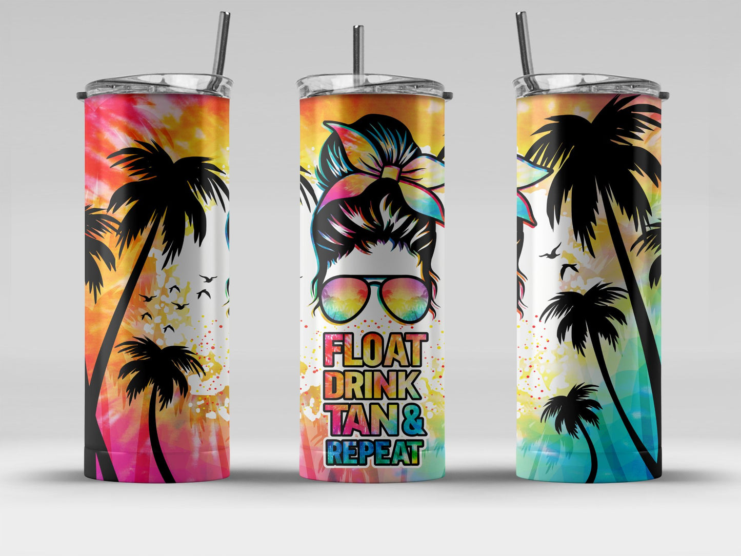 Float Drink Tan & Repeat Tumbler