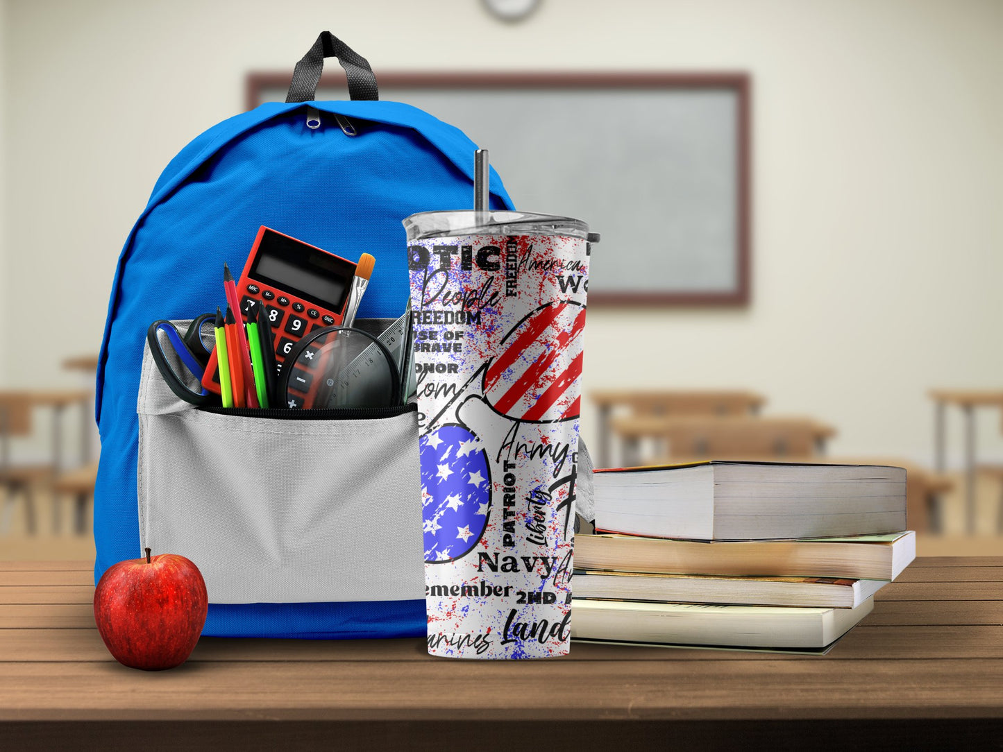Patriotic USA Theme with Liberty and Freedom (4th July Tumblers) 8371299