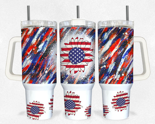 Sunflower Flag 91721 Tumbler