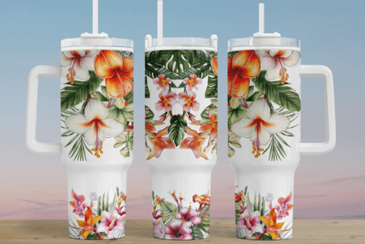 Tropical Flowers 91165 Tumbler