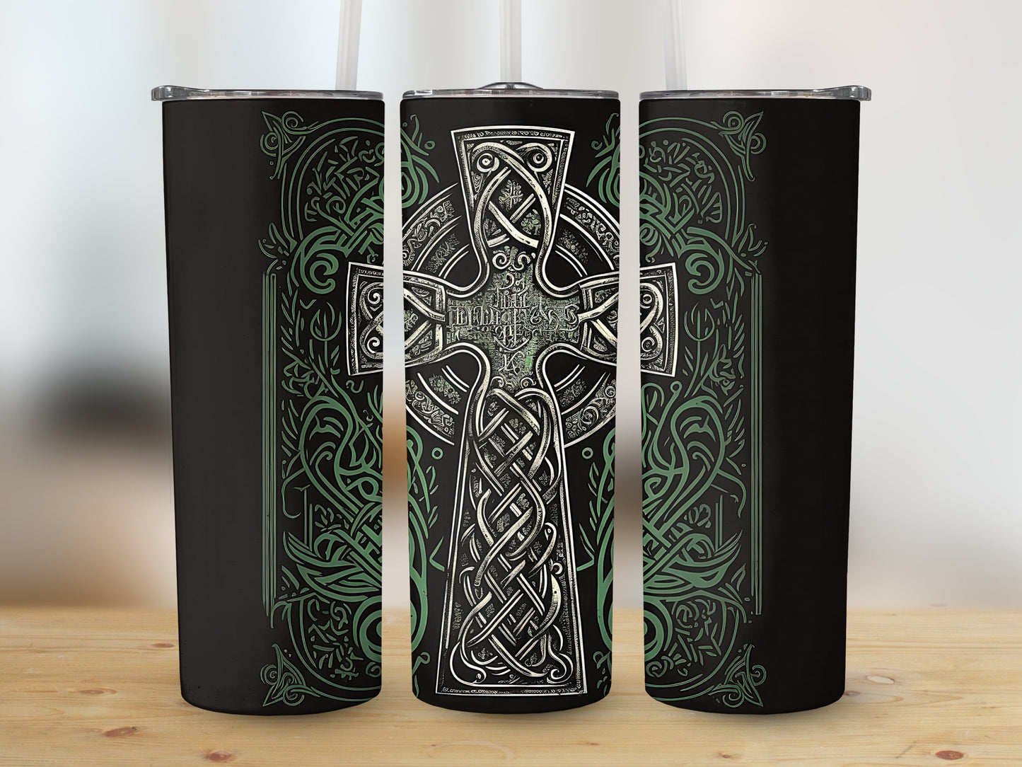 Celtic Viking Cross (St. Patrick's Tumbler)