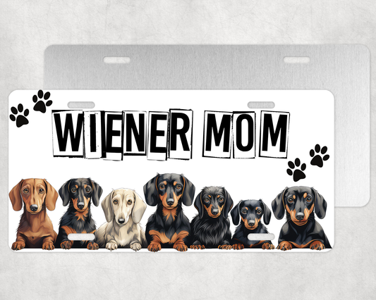 Wiener Mom License Plate